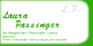 laura passinger business card